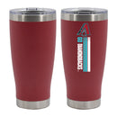 20oz Crimson SS Tumbler, DP, Let's Go Team Stripe, Arizona Diamondbacks