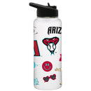 34oz Quencher, White with Loco Design | Arizona Diamondbacks