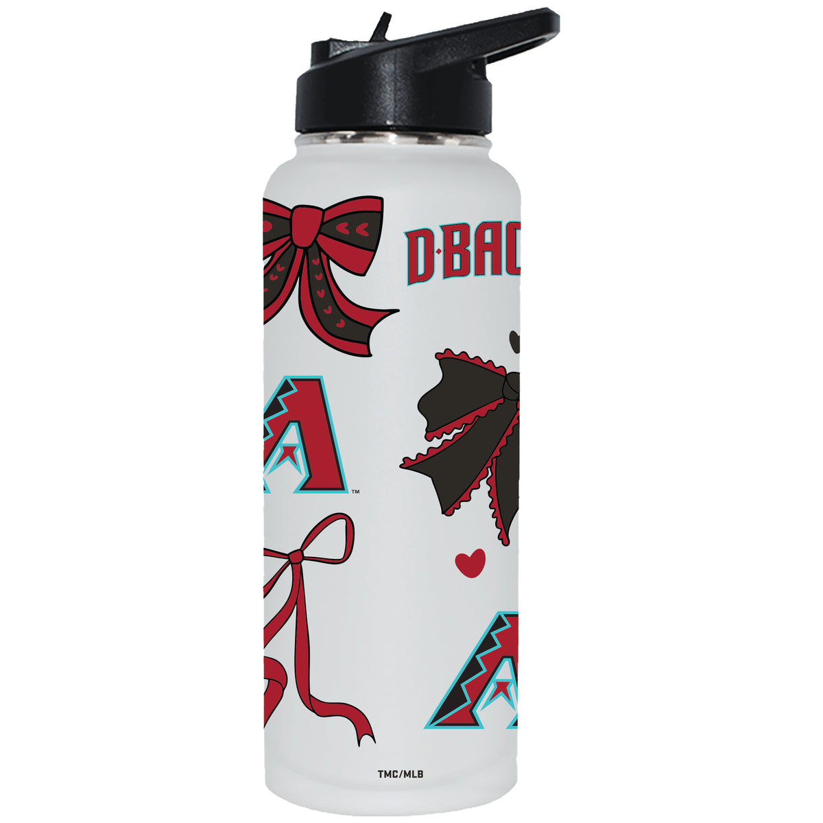  Diamondbacks 34oz Bow White Quencher Water Bottle 