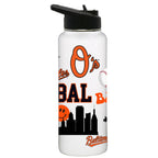 34oz Quencher, White with Loco Design | Baltimore Orioles
