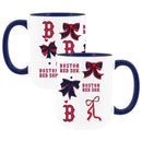  Red Sox 2pk 15oz Bow Coffee Mug 