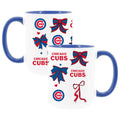  Cubs 2pk 15oz Bow Coffee Mug 