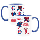  Cubs 2pk 15oz Bow Coffee Mug 