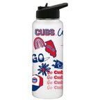 34oz Quencher, White with Loco Design | Chicago Cubs
