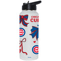  Cubs 34oz Bow White Quencher Water Bottle 