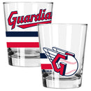 2pk 15oz Dbl Old Fash, DP, Big Stripes, Cleveland Guardians