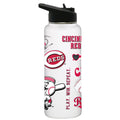 34oz Quencher, White with Loco Design | Cincinnati Reds