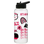 34oz Quencher, White with Loco Design | Cincinnati Reds