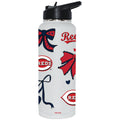  Reds 34oz Bow White Quencher Water Bottle 