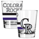 2pk 15oz Dbl Old Fash, DP, Big Stripes, Colorado Rockies