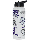  Rockies 34oz Bow White Quencher Water Bottle 