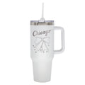  White Sox 40oz Bow White Stainless Steel Colossal Tumbler 
