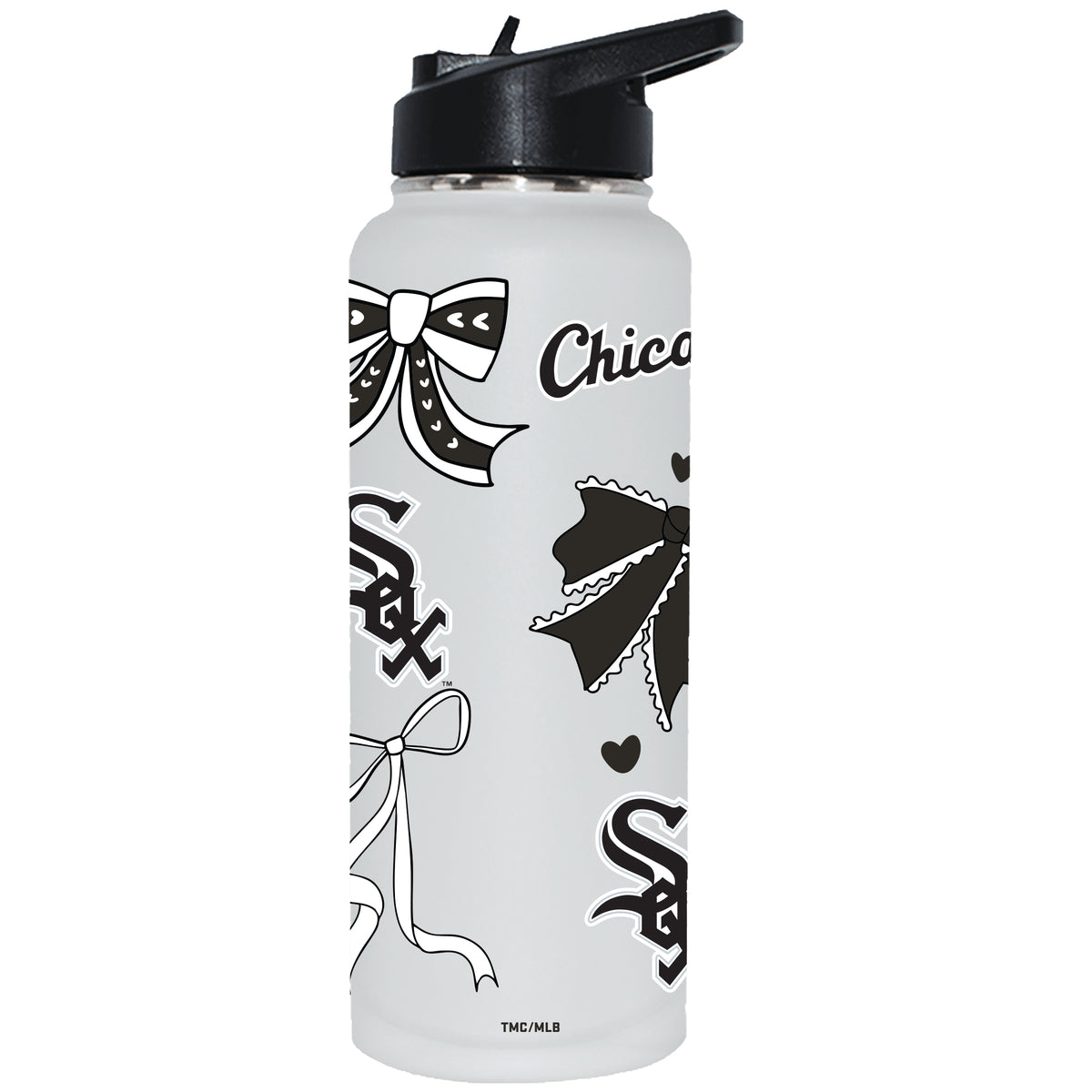  White Sox 34oz Bow White Quencher Water Bottle 