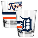 2pk 15oz Dbl Old Fash, DP, Big Stripes, Detroit Tigers