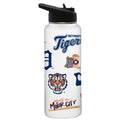 34oz Quencher, White with Loco Design | Detroit Tigers