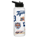 34oz Quencher, White with Loco Design | Detroit Tigers