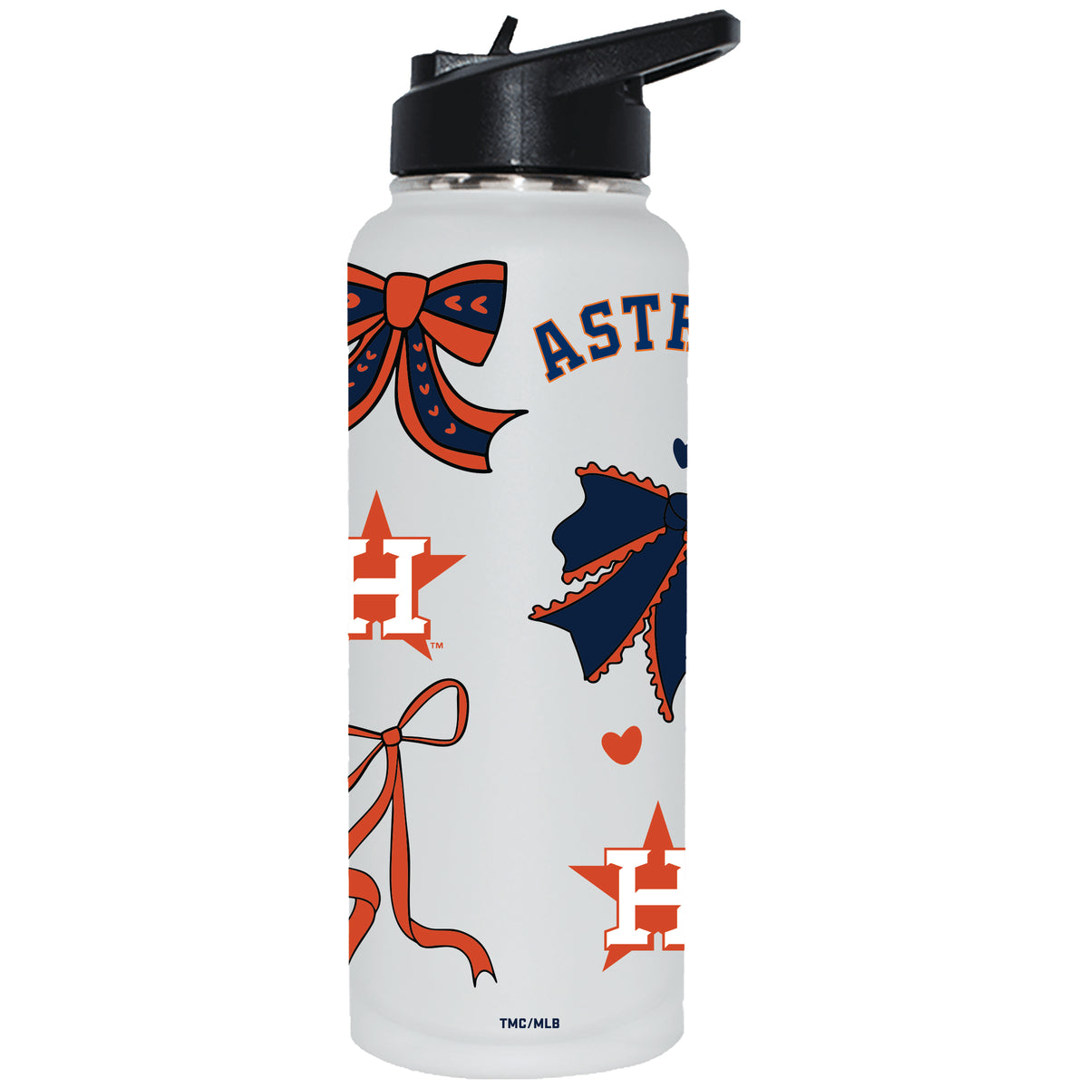  Astros 34oz Bow White Quencher Water Bottle 