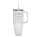  Angels 40oz Bow White Stainless Steel Colossal Tumbler 