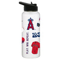 34oz Quencher, White with Loco Design | Los Angeles Angels