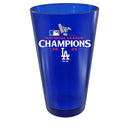 16oz Team Color Frosted Pint Glass, Blue, MLB National League Champs 2025, Direct Print, Los Angeles Dodgers
