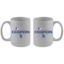 15oz White Mug, MLB National League Champs 2025, Sublimation, Los Angeles Dodgers