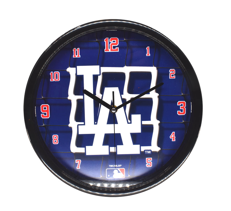 Black Rim Clock Basic | Los Angeles Dodgers