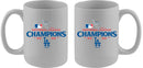 11oz White Mug, MLB National League Champs 2025, Sublimation, Los Angeles Dodgers
