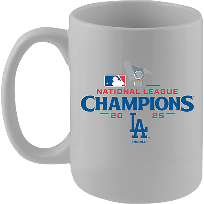 11oz White Mug, MLB National League Champs 2025, Sublimation, Los Angeles Dodgers