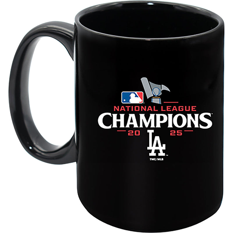 11oz Black Mug, MLB National League Champs 2025, Sublimation, Los Angeles Dodgers