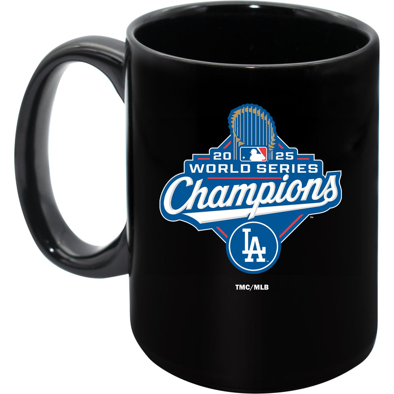 11oz Black Mug, MLB World Series Champs 2025, Sublimation, Los Angeles Dodgers
