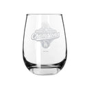 15oz Stemless Wine Glass, MLB World Series Champs 2025, Etched, Los Angeles Dodgers