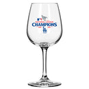 12.75oz Stemmed Wine Glass, MLB National League Champs 2025, Direct Print, Los Angeles Dodgers