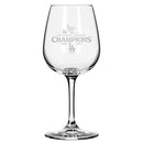 12.75oz Stemmed Wine Glass, MLB National League Champs 2025, Etched, Los Angeles Dodgers