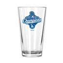 16oz Pint Glass, MLB World Series Champs 2025, Direct Print, Los Angeles Dodgers