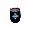 12oz Black Stainless Steel Stemless Tumbler, MLB World Series Champs 2025, Direct Print, Los Angeles Dodgers