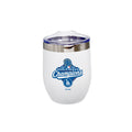 12oz White Stainless Steel Stemless Tumbler, MLB World Series Champs 2025, Direct Print, Los Angeles Dodgers