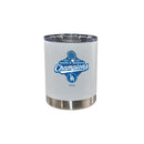 12oz White Stainless Steel Lowball Tumbler, MLB World Series Champs 2025, Direct Print, Los Angeles Dodgers