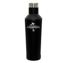 17oz Black Stainless Steel Infinity Bottle, MLB National League Champs 2025, Etched, Los Angeles Dodgers