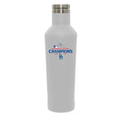 17oz White Stainless Steel Infinity Bottle, MLB National League Champs 2025, Direct Print, Los Angeles Dodgers