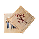 Bamboo Cutting Board with Utensils, MLB National League Champs 2025, Etched, Los Angeles Dodgers