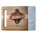 12x16in Acacia Cutting Board with Faux Marble, MLB World Series Champs 2025, Etched, Los Angeles Dodgers