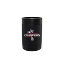 12oz Black Stainless Steel Can Holder, MLB National League Champs 2025, Direct Print, Los Angeles Dodgers