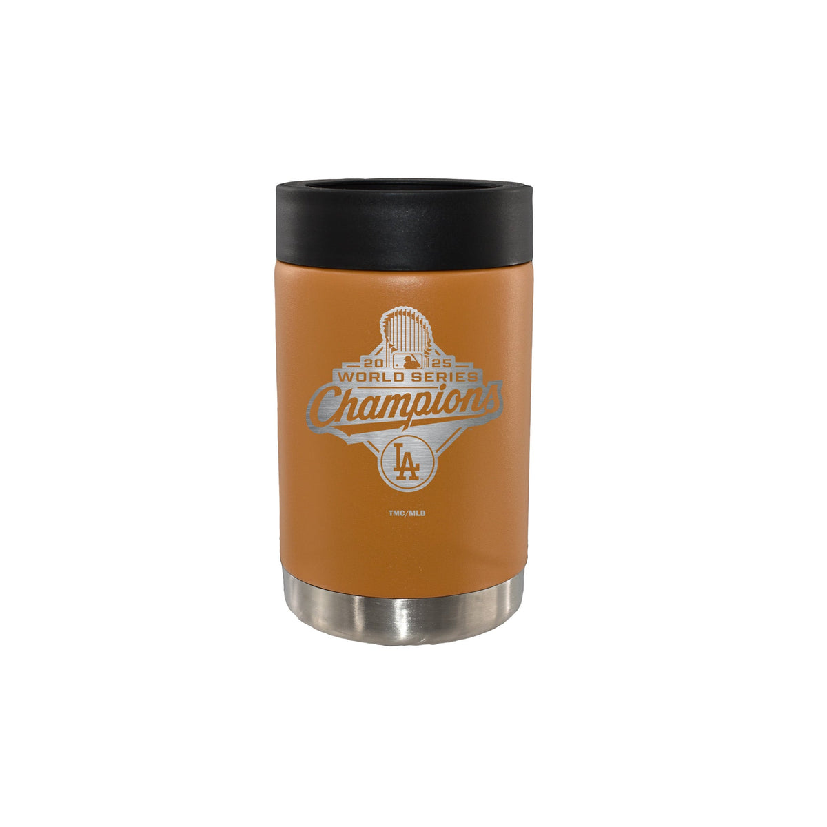 12oz Canyon Stainless Steel Can Holder, MLB World Series Champs 2025, Etched, Los Angeles Dodgers