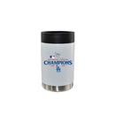 12oz White Stainless Steel Can Holder, MLB National League Champs 2025, Direct Print, Los Angeles Dodgers