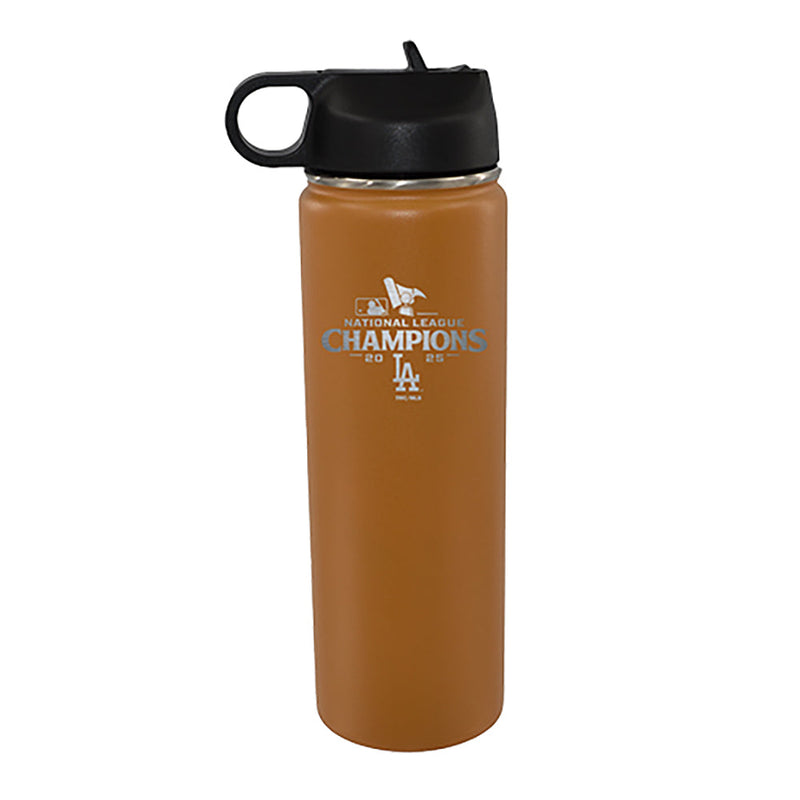 22oz Canyon Stainless Steel Water Bottle, MLB National League Champs 2025, Etched, Los Angeles Dodgers
