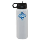 22oz White Stainless Steel Water Bottle, MLB World Series Champs 2025, Direct Print, Los Angeles Dodgers