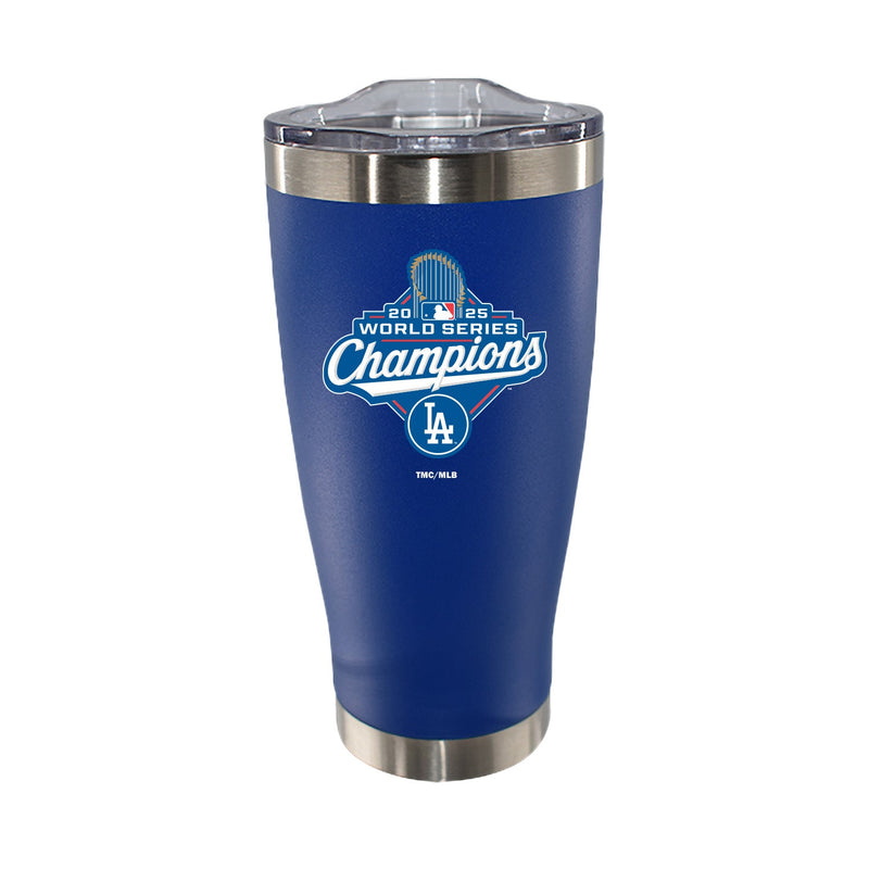 20oz Royal Blue Stainless Steel Tumbler, MLB World Series, 2025, Direct Print, Los Angeles Dodgers