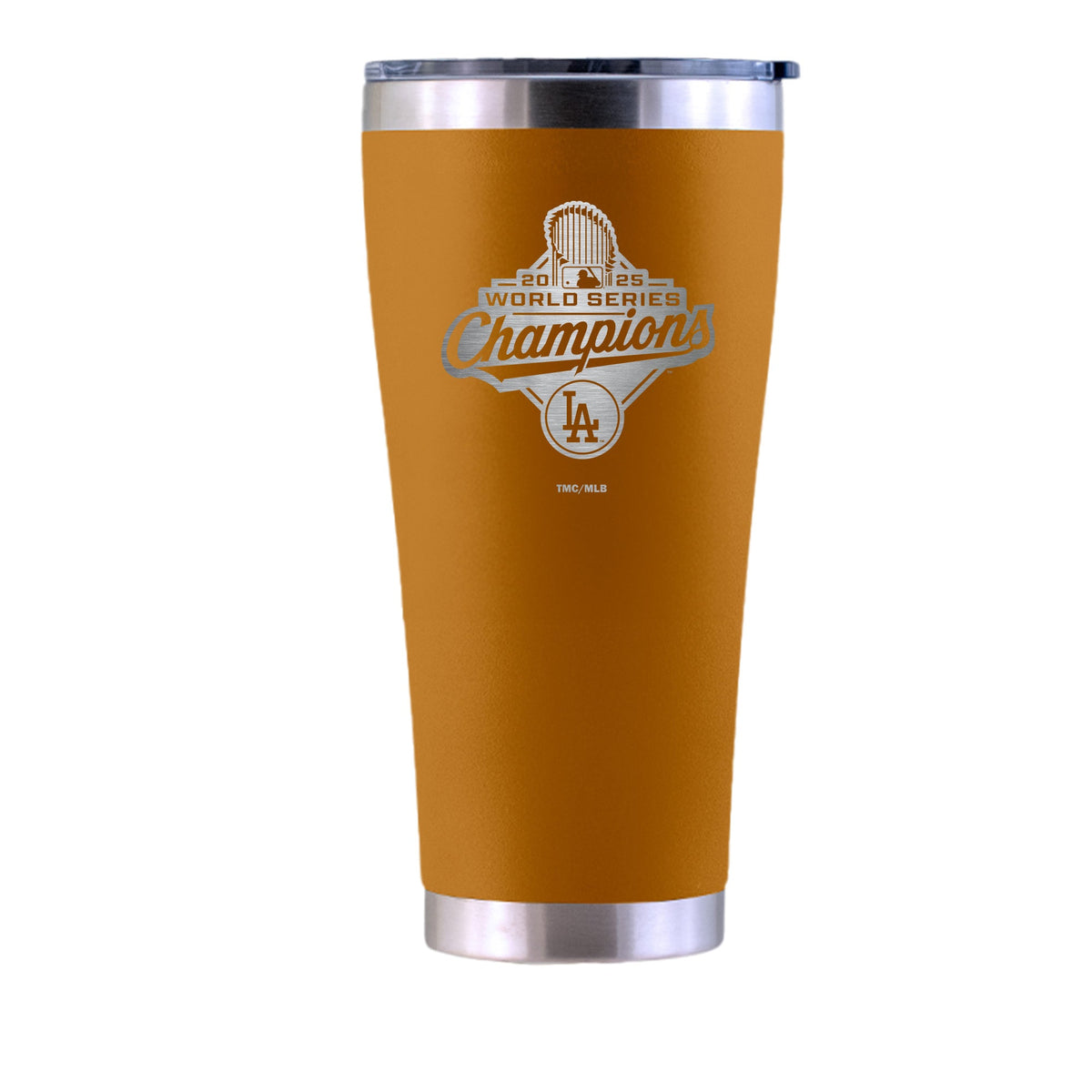 30oz Canyon Stainless Steel Tumbler, MLB World Series Champs 2025, Etched, Los Angeles Dodgers