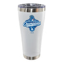30oz White Stainless Steel Tumbler, MLB World Series Champs 2025, Direct Print, Los Angeles Dodgers