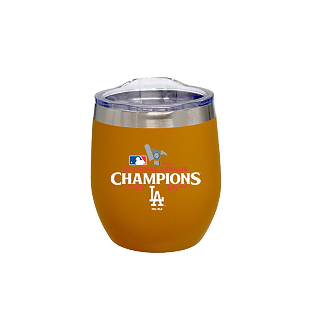 16oz Canyon Stainless Steel Stemless Tumbler, MLB National League Champs 2025, Direct Print, Los Angeles Dodgers
